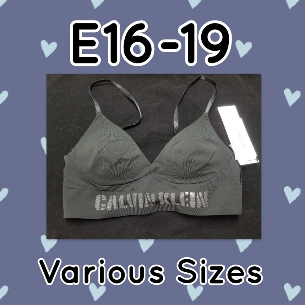 ✔SOLD✔ CK Lightly Lined Triangle Bralette - Picture 2 of 8